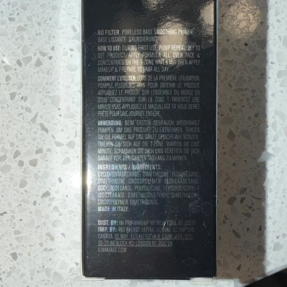 IL MAKIAGE No Filter Poreless Base in Black Packaging - Picture 3 of 3